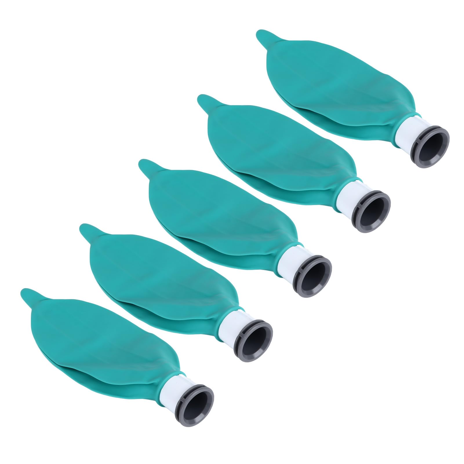 5PCS 0.5L NBR Material Reusable Training Gasbag for Laboratory Industrial Use 19x8cm CPR Training Accessories Breathing Bag Replacement