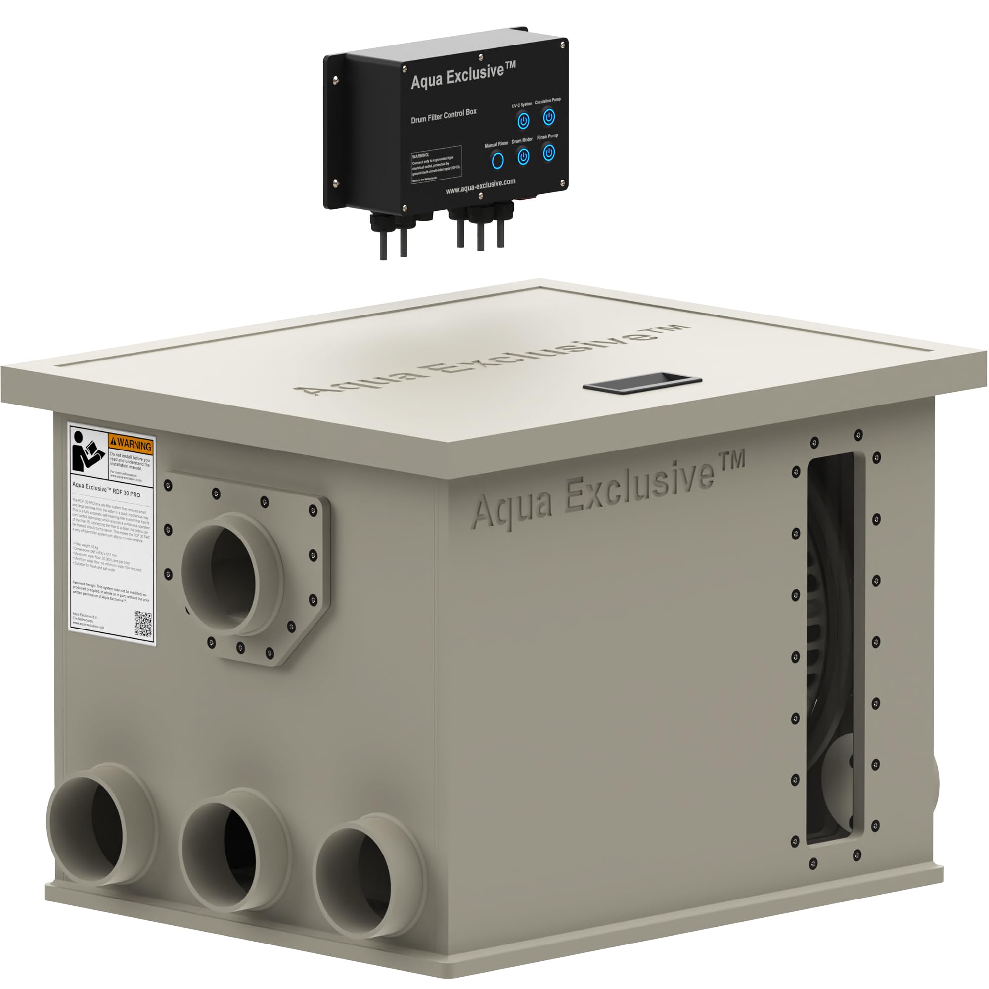 Aqua Exclusive RDF 30 PRO Drum Filter