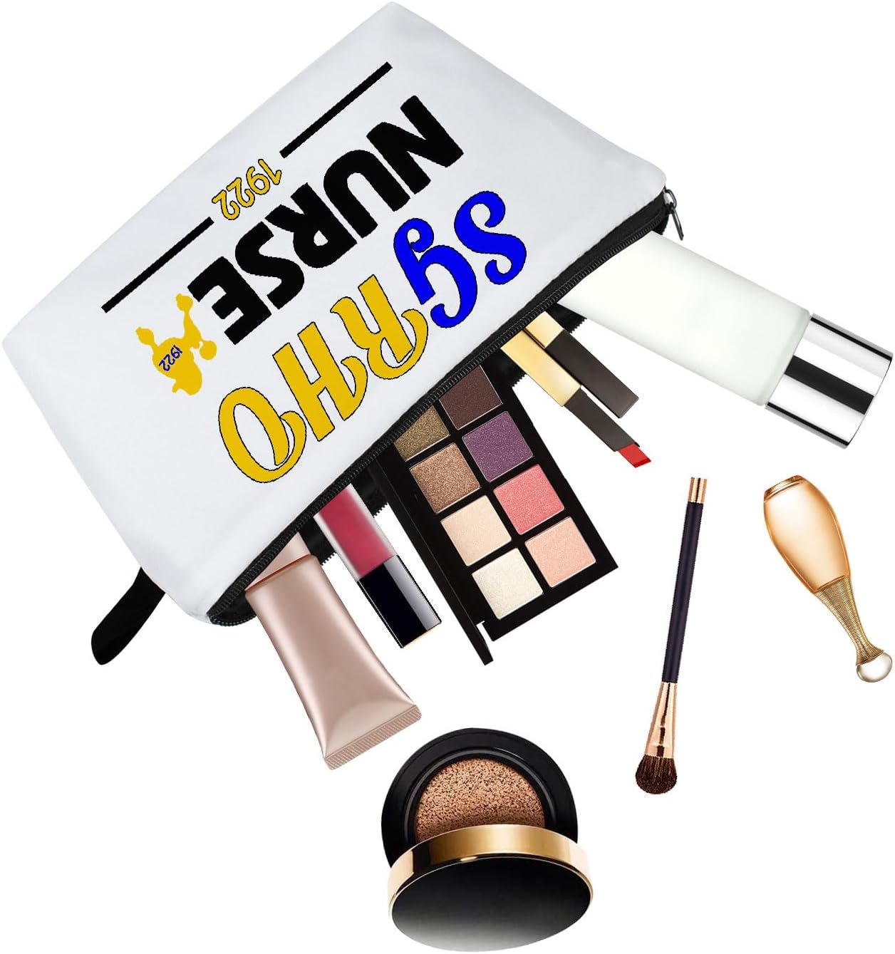 Sorority Makeup Bag Sigma Gamma Rho Nurse Gifts SGRHO Nurse 1922 Sorority Paraphernalia Gift SGR Graduation Present Greek Sorority Present for Women - Image 5