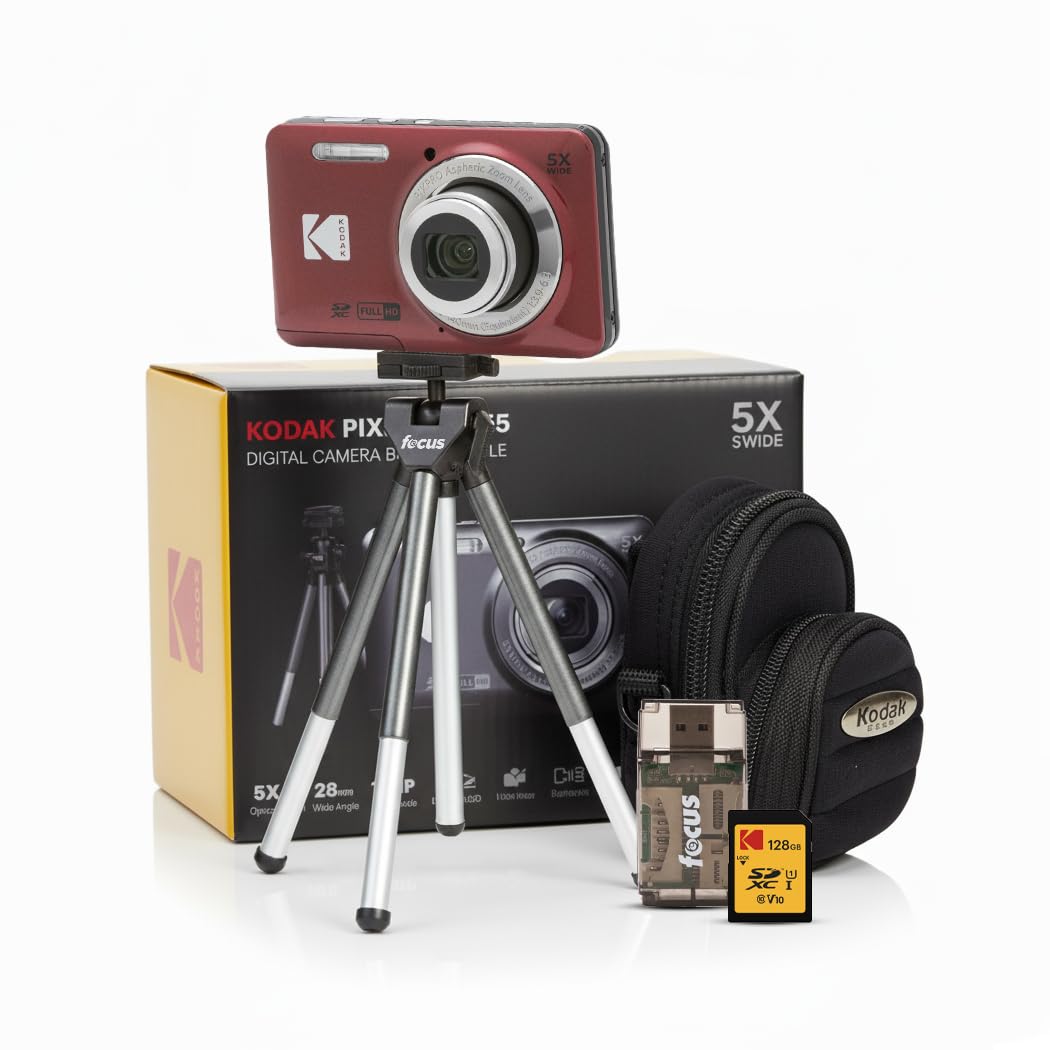 Buy Kodak PIXPRO FZ55 Digital Camera (Red) Friendly Zoom with