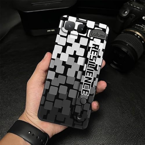 Phone Case Compatible with infinix Hot60i 5G/X6730, Plain color Geometry Anti-knock Anti-dust Waterproof Simple Durable Kickstan