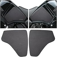 Vista 1 de Para Kawasaki KLR 650 KLR650 2021 2022 – Accesorios de motocicleta Almohadilla lateral de depósito de combustible Almohadillas de tanque Protector
