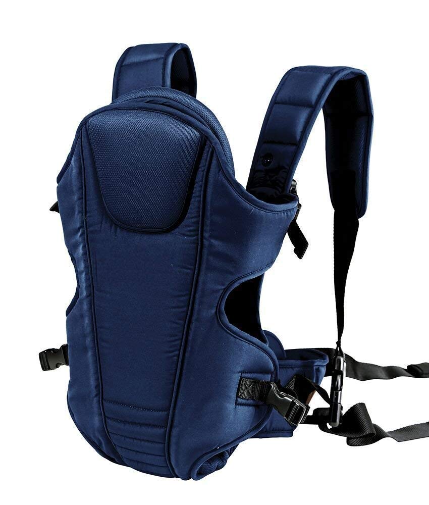 Mom's Pride Infant 3 In 1 Baby Carry Bag Backpack Sling Back Position- Front Position Carrier (Navy Blue) - Image 2 thumbnail