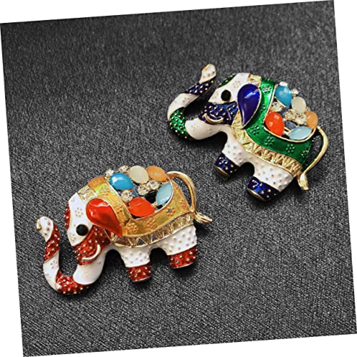 Broche de elefante LIFKOME de aleación para ropa y solapa de mujer 4