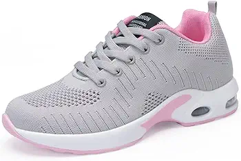 Zapatos Deporte Mujer Zapatillas Deportivas Correr Gimnasio Casual Zapatos para Caminar Mesh Running Transpirable Aumentar Más Altos Sneakers