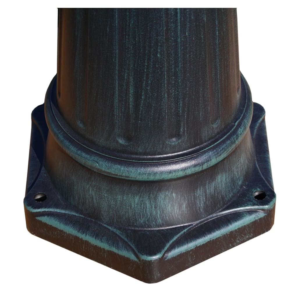 vidaXL Tuinlantaarn Preston 2-arms 215 cm donkergroen