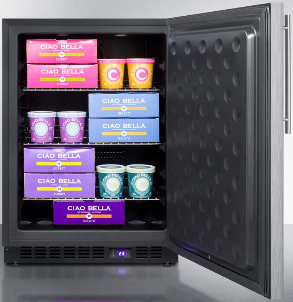 Summit Spff51oscsshv Outdoor Undercounter Freezer, Stainless Steel on Fridge.com - View 4
