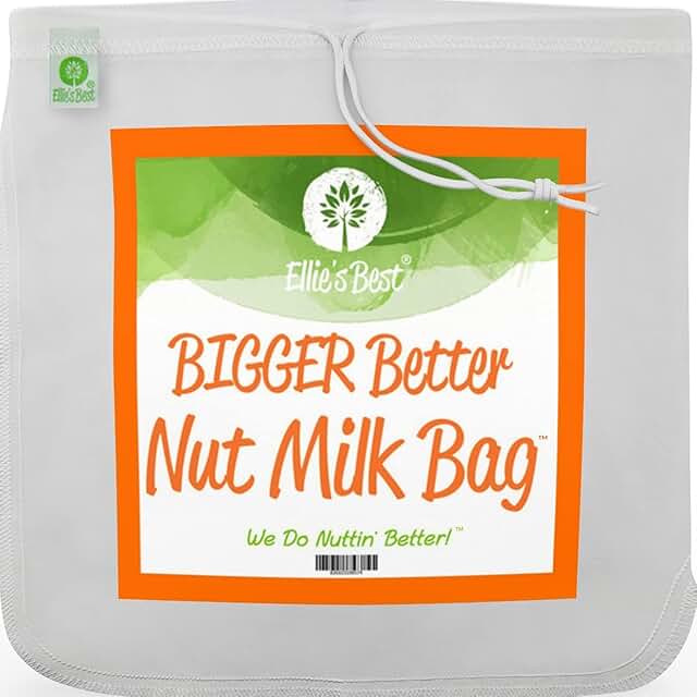 Pro Quality Nut Milk Bag – Big XL Commercial Food Grade – Strong & Durab...