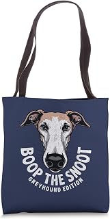 Womens Boop The Snoot Greyhound Edition Funny Long Nose Dog Tote Bag
