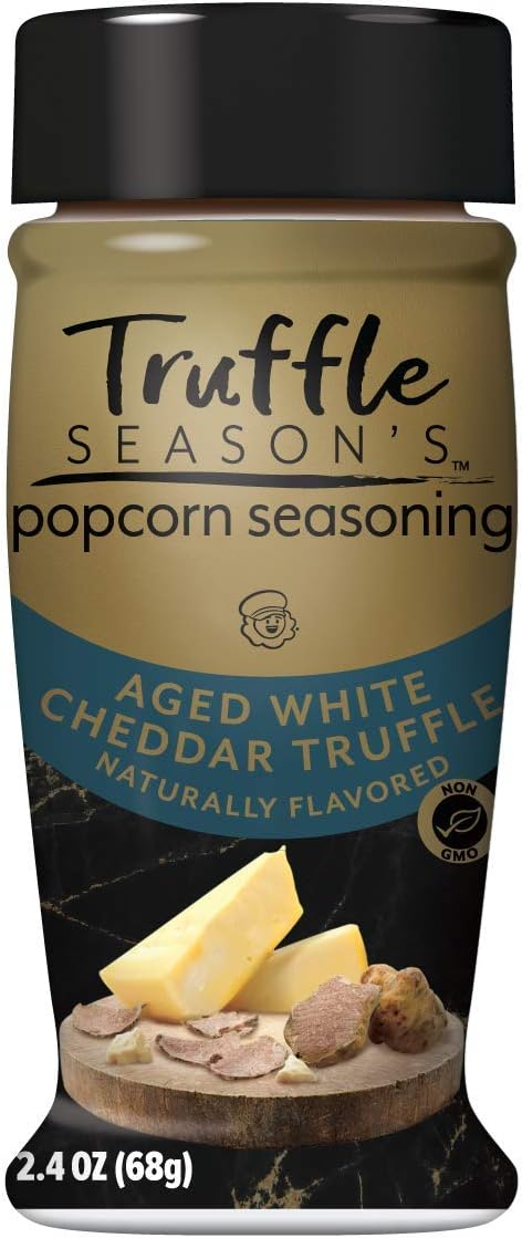 Truffle Season's Aged White Cheddar Truffle Popcorn Seasoning, 2.4 Oz