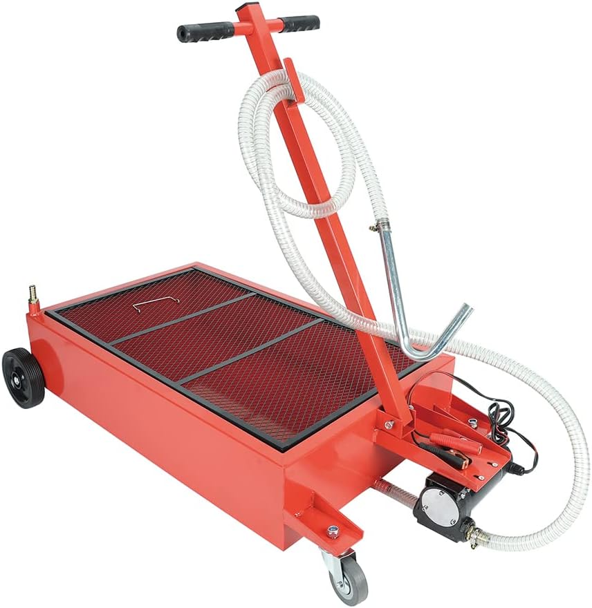 HUPJXHEG Oil Drain Pan 17 Gallon Oil Drain Tank,Profile Oil