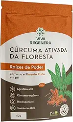 Cúrcuma Ativada da Floresta c/Pimenta 60g Viva