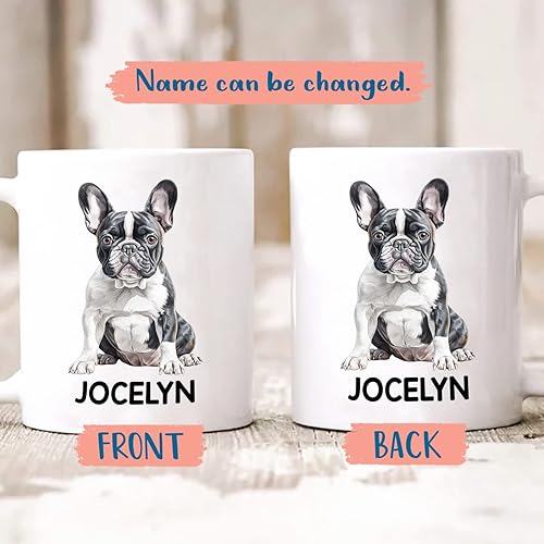 Miniatura 69 de Taza de café negra personalizada con nombre Chow Chow Chow de 11 onzas, taza de café blanca personalizada para perros Chow Chow, regalos para Chow