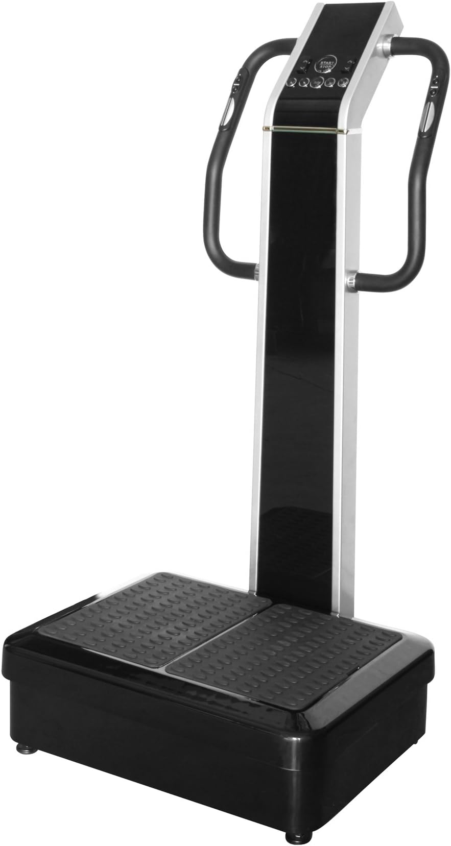 Professional Dual Motor 1500W Full Body Vibration Platform Plate Exercise Fitness Machine, with Heart Rate Monitor
