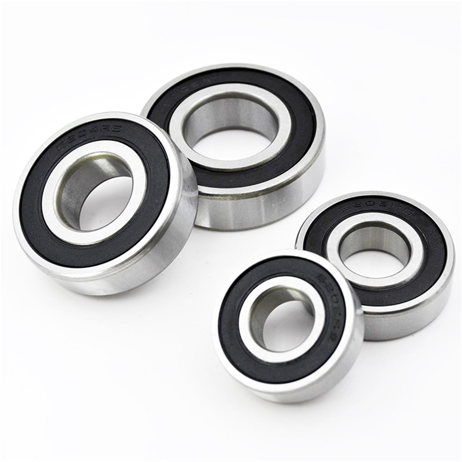 Generisch Compatible avec Les roulements à Billes universels à Gorge Profonde en Acier chromé 2RS RS, Assortis 6000 6001 6002 6003 6004 6005 6200-6206 2 pièces