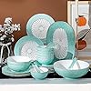 Elevate Your Dining Experience: Buy Our Luxury Embossed Floral China Dinnerware Set – IGZVMBO