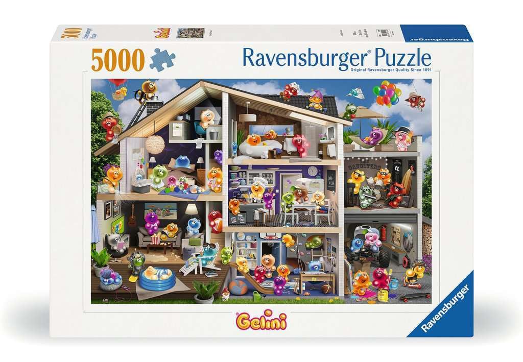 Ravensburger Puzzle 2D 5000 elementów: Dom dla lalek