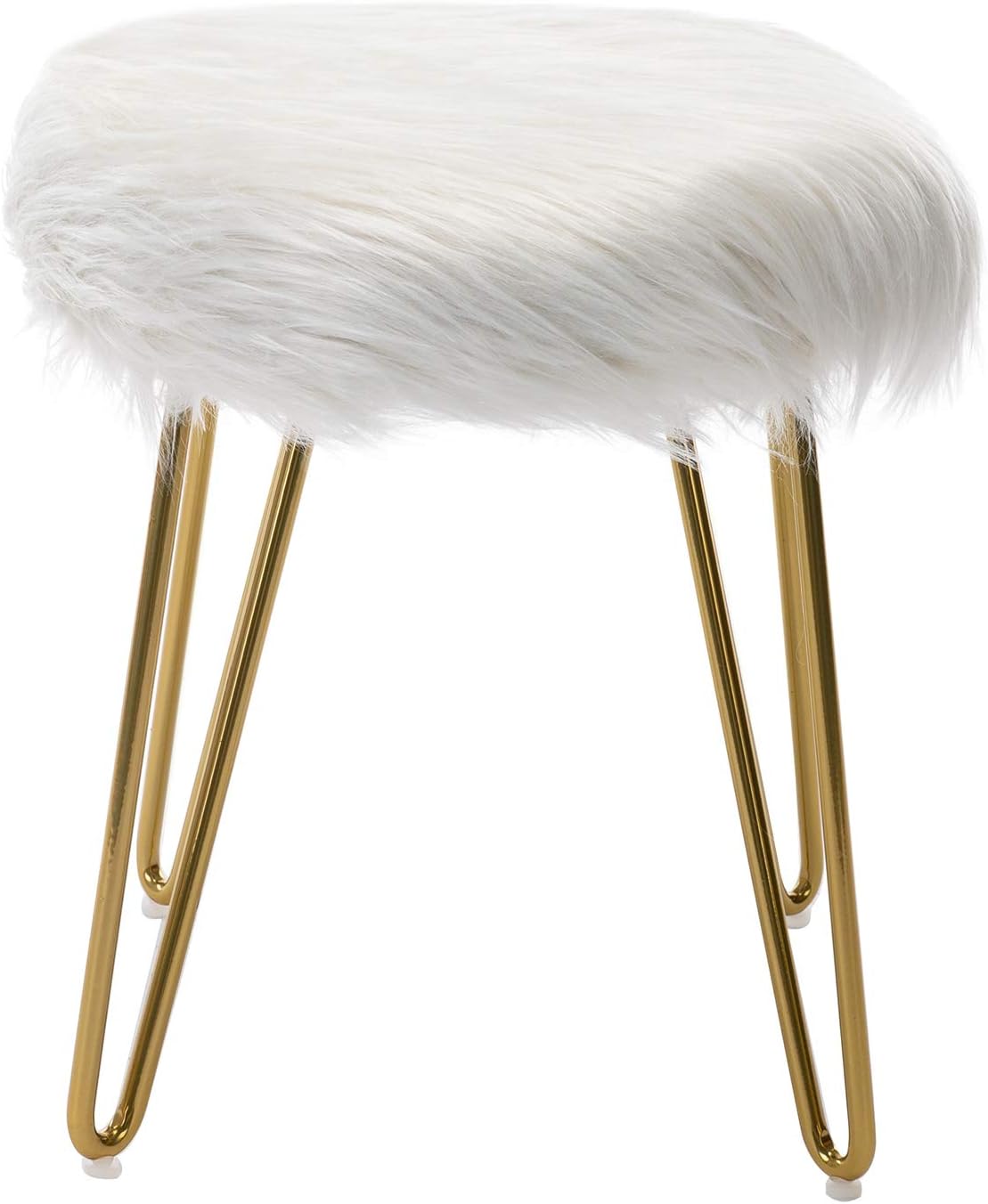Buy Kmax White Vanity Stool Chair