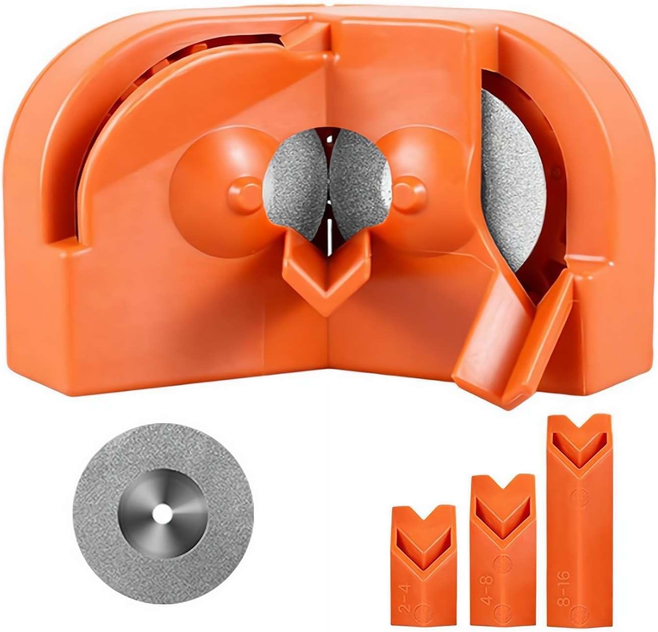 Drill Bit Sharpener, Portable Drill Bit Sharpener, Multipurpose Drill Bit Grinding Sharpener with Grinding Wheels for All Bits(5/64''- 5/8''),Afilador De Brocas,Knife Sharpener Tool
