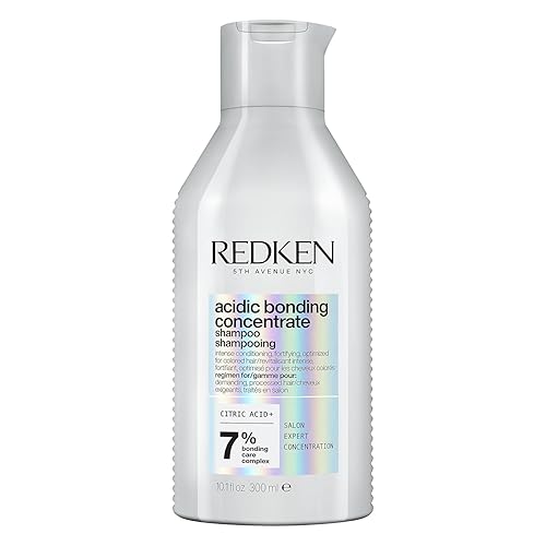 Redken Acidic Bonding Concentrate Shampoo For Damaged Hair Repair - Strengthens and Repairs Weak and Brittle Hair, Sulfate-Free, With Citric Acid