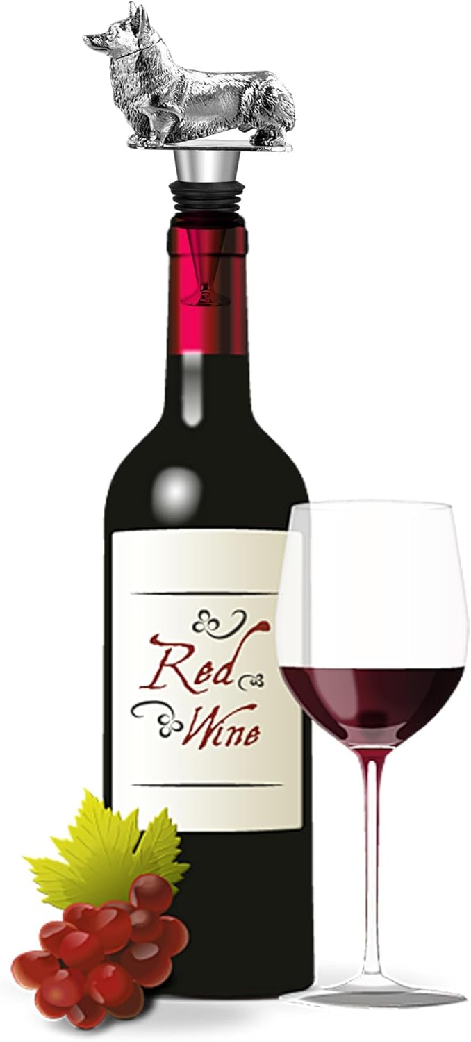 Corgi Dog Wine Bottle Stopper - Wine & Champagne Stopper Gift for Corgi Lovers - Image 4