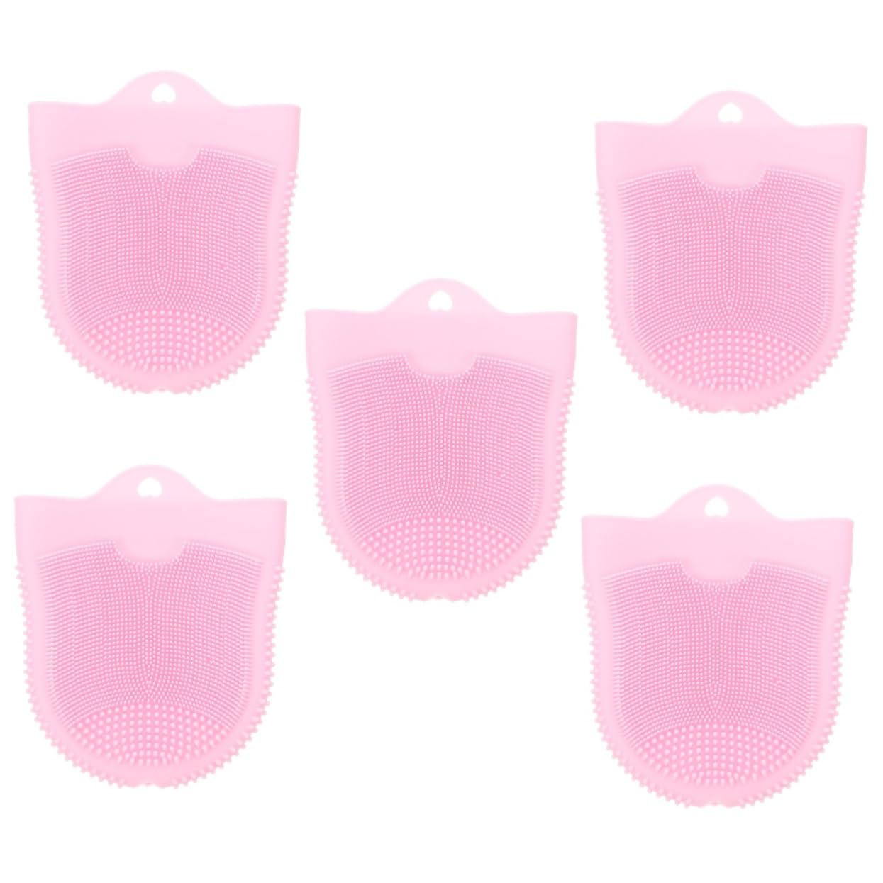 Baluue 5stücke Silicone Gesichtsreinigungsbürste Sanfter Peeling Face Scrubber Lebensmittelechtem Für Effektive Porenreinigung Und Massage Für Tägliche Hautpflege Und Make-up