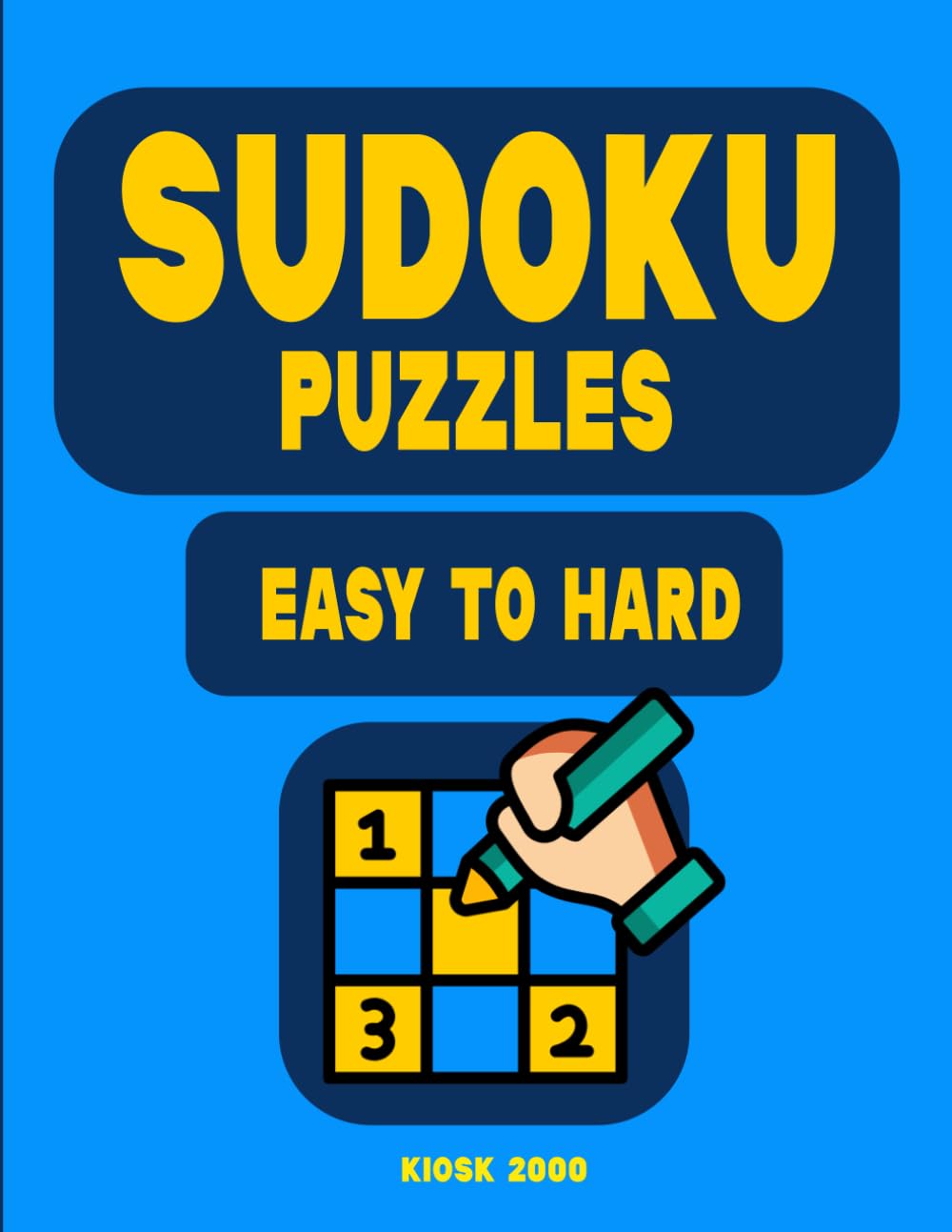 Sudoku Puzzles Easy to Hard: 120 Sudoku Puzzles with Solutions for Adults and Seniors to Sharpen the Mind and Enjoy (Sudoku Book Gift for Seniors)