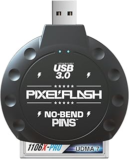 PixelFlash USB 3.0 No-Bend Pins CF Card Reader SuperSpeed Compact Flash Memory Adapter (PFUSB3CFRD)