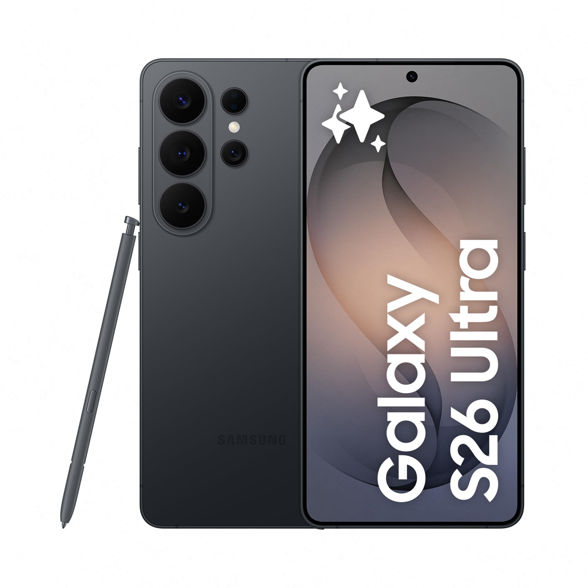 Samsung Galaxy S26 Ultra, 512GB, Smartphone con Galaxy AI, Cámara 200MP, 12GB RAM, Batería 5000mAh, Garantía del Fabricante 3 Años+1 Año Extra, Color Negro (Versión Española) - 1