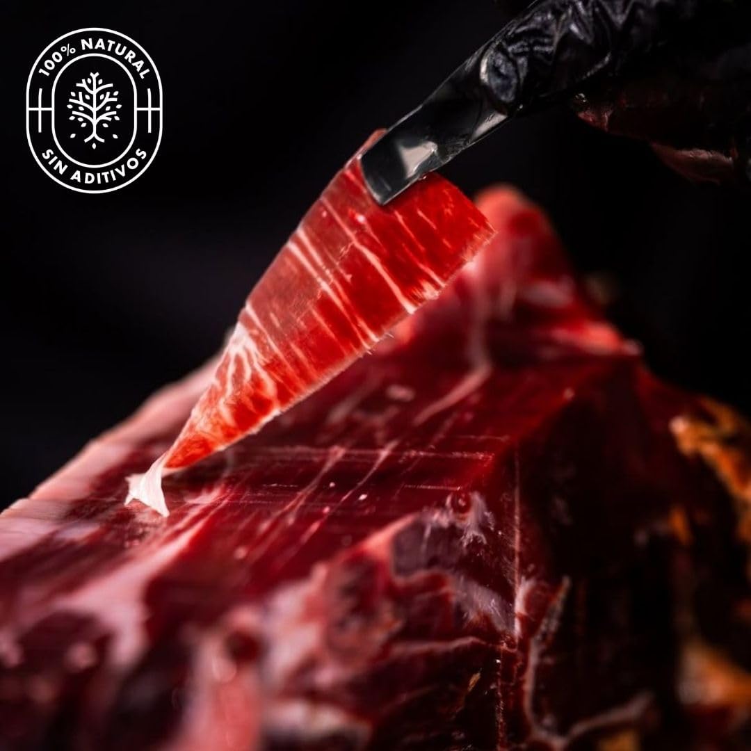 MONTARAZ® Caja Regalo Gourmet | 6 Loncheados Surtidos 100% Ibéricos de Bellota | Jamon Iberico, Lomo Iberico y Salchichon y Chorizo Ibéricos envasados al vacío (600gr) | 100% Natural | Lote Ibericos