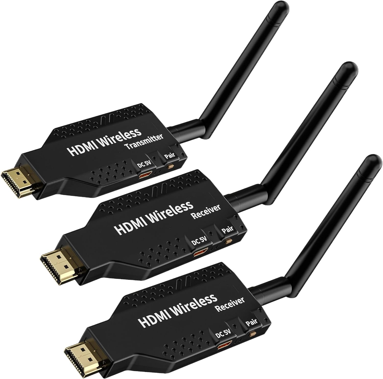 Bezprzewodowy przedłużacz HDMI Plug and Play 50M bezprzewodowy nadajnik HDMI i 2 odbiorniki 1080P HD 5G Wifi do laptopa do telewizora monitor komputerowy projektor