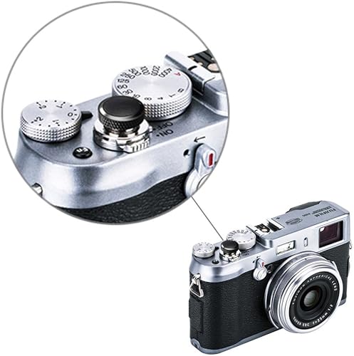 Miniatura 4 de JJC Botón de liberación suave para cámara, botón de obturador para Fuji Fujifilm X-T5 X-T4 X-T50 X-T30 III II X-PRO3 X100VI X100V X-E5 X-E4 X Half