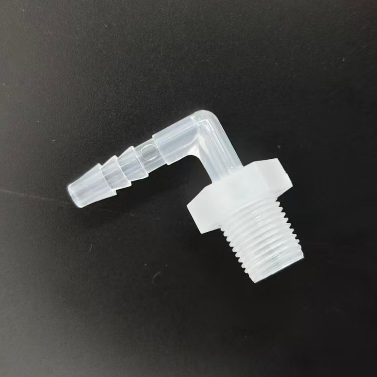 Adaptador de rosca macho/hembra de 1/8 G, 50 conectores de tubo de polipropileno duraderos para transferencia de líquido y combustible
