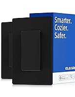 Vista 17 de ELEGRP - Interruptor de luz inteligente, interruptor de luz Wi-Fi de 2.4 GHz compatible con Alexa y Google Assistant, requiere cable neutro, control