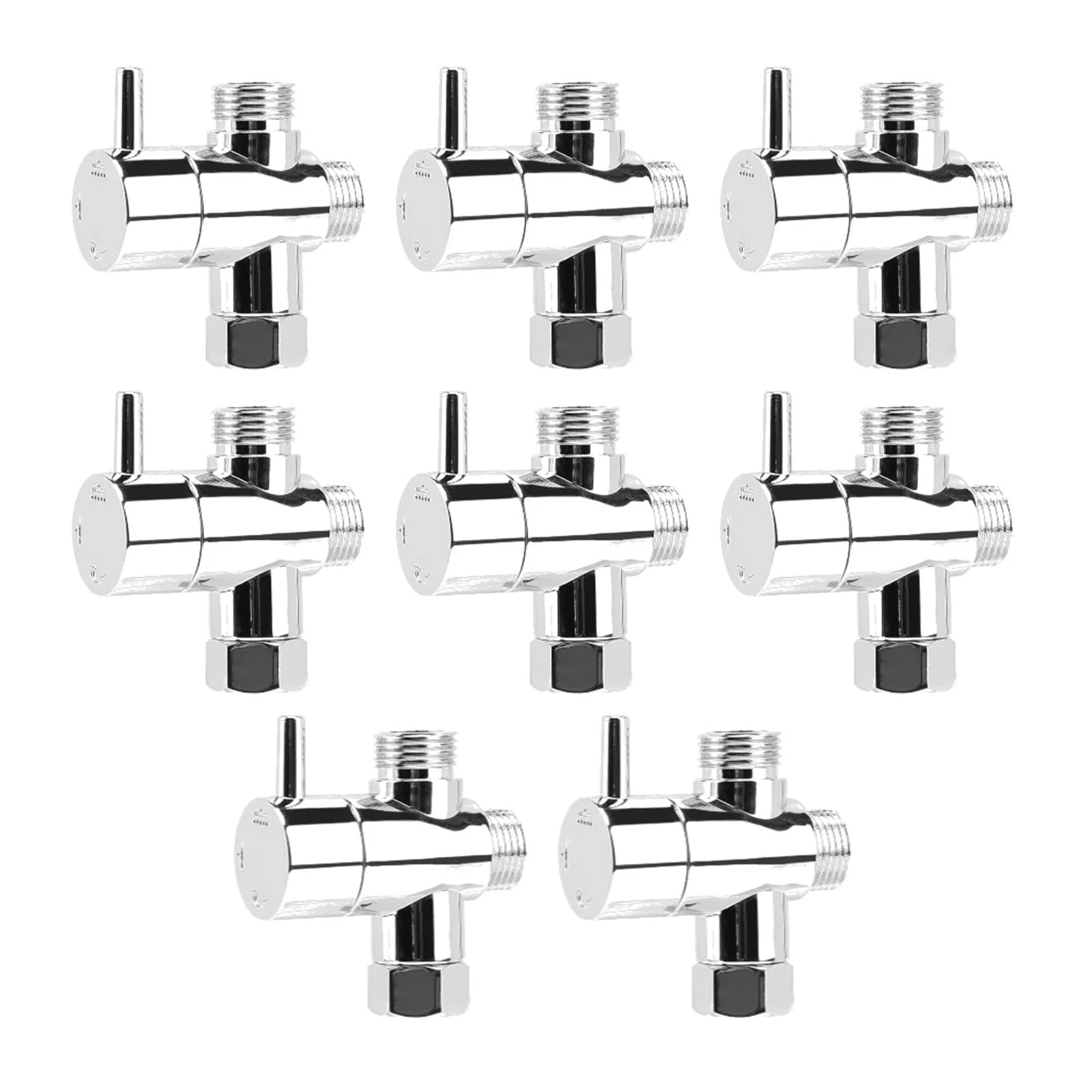 Adaptateur de dérivation douche 3 voies en laiton durable pour robinet de bain