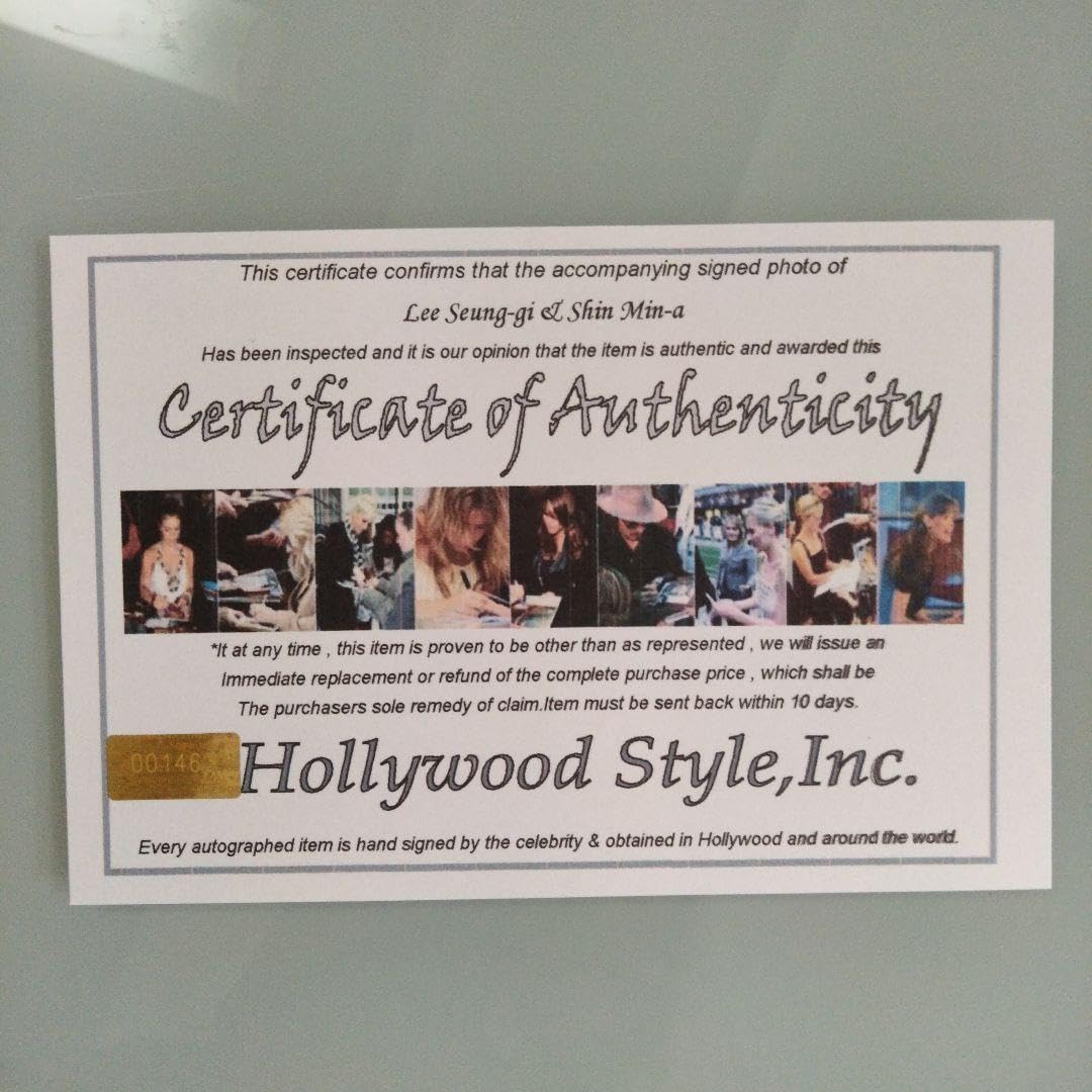 セール中…イ・スンギとシン・ミナ直筆サイン入Lサイズ写真…「僕の彼女は九尾狐〜 Amazon.co.jp: イ スンギとシン ミナ直筆サイン入Lサイズ写真… 僕の