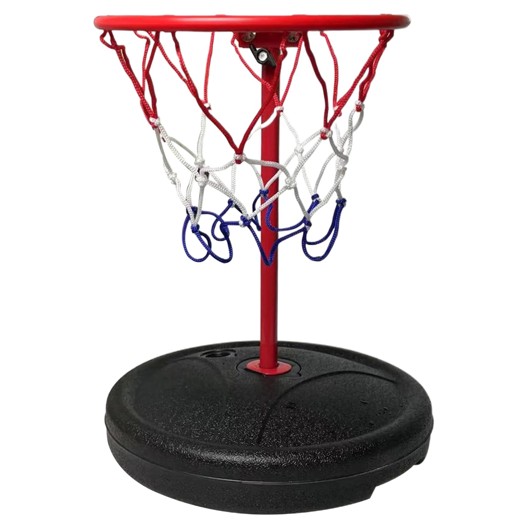 1 Set Pool Basketball Hoop Floating Pool Basketball Hoop mit 1 Netzball & Inflator für Kinder und Erwachsene Schwimmen Hoops Spielzeug für Kinder Erwachsene, Spielzeug