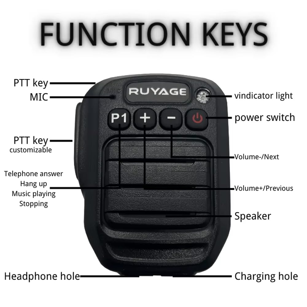 【3個セット】Zello R2GEAR MK3 スピーカーマイク Amazon.co.jp: BMINO Walkie Talkieハンドヘルド双方向スピーカー