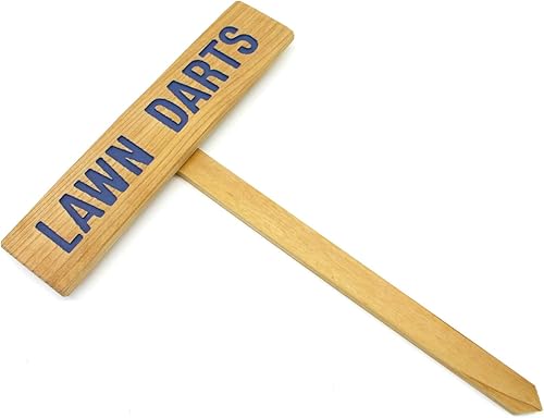 Miniatura 2 de LAWN DARTS Game Sign, Wedding Marker, Party Sign, Outdoor Signage, Yard Art, Lawn Game, Birthday Marker, BBQ Signs, Family Reunion Signs