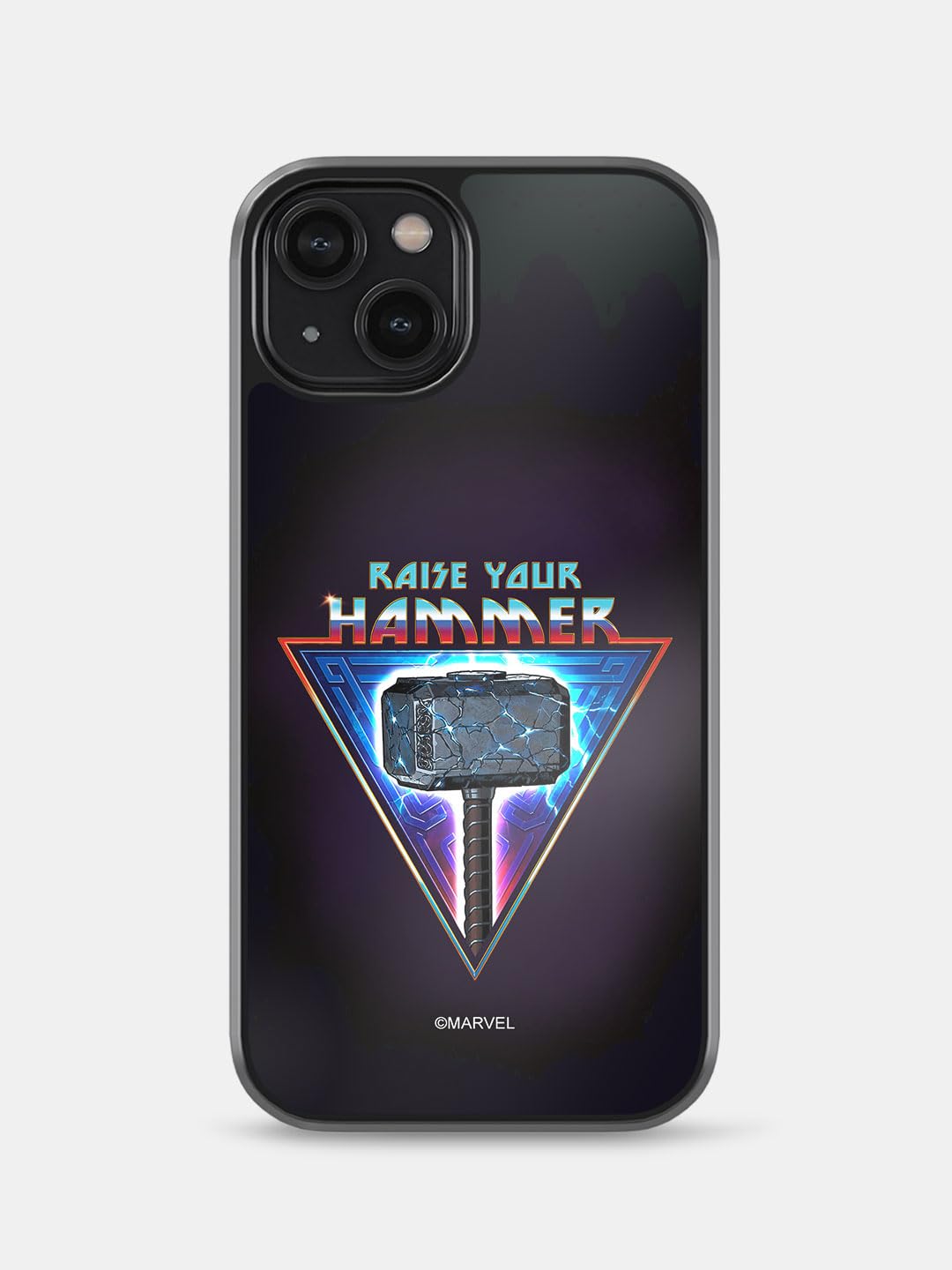 Macmerise Bumper Case Phone Case | Compatible with iPhone 14 Back Cover Case | Design Mighty Raise Your Hammer | 360 Degree Protective Mobile Cover | iPhone 14 Phone with Camera Protection