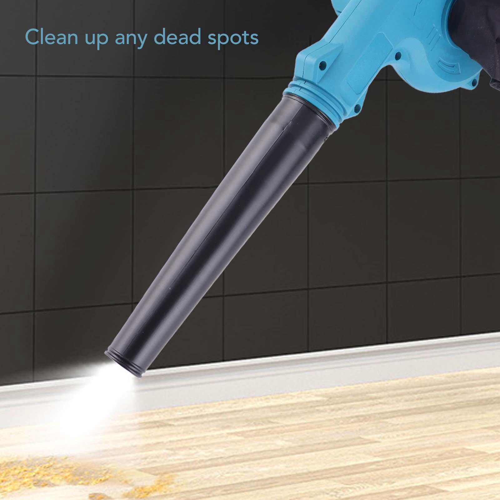 CHICIRIS Soplador de Hojas, Potente Mini Aspiradora de Mano para Eliminar el Polvo del Pelo de Mascotas con Eficiencia Mejorada para Limpieza de Patios y Eliminación de Polvo de Muebles