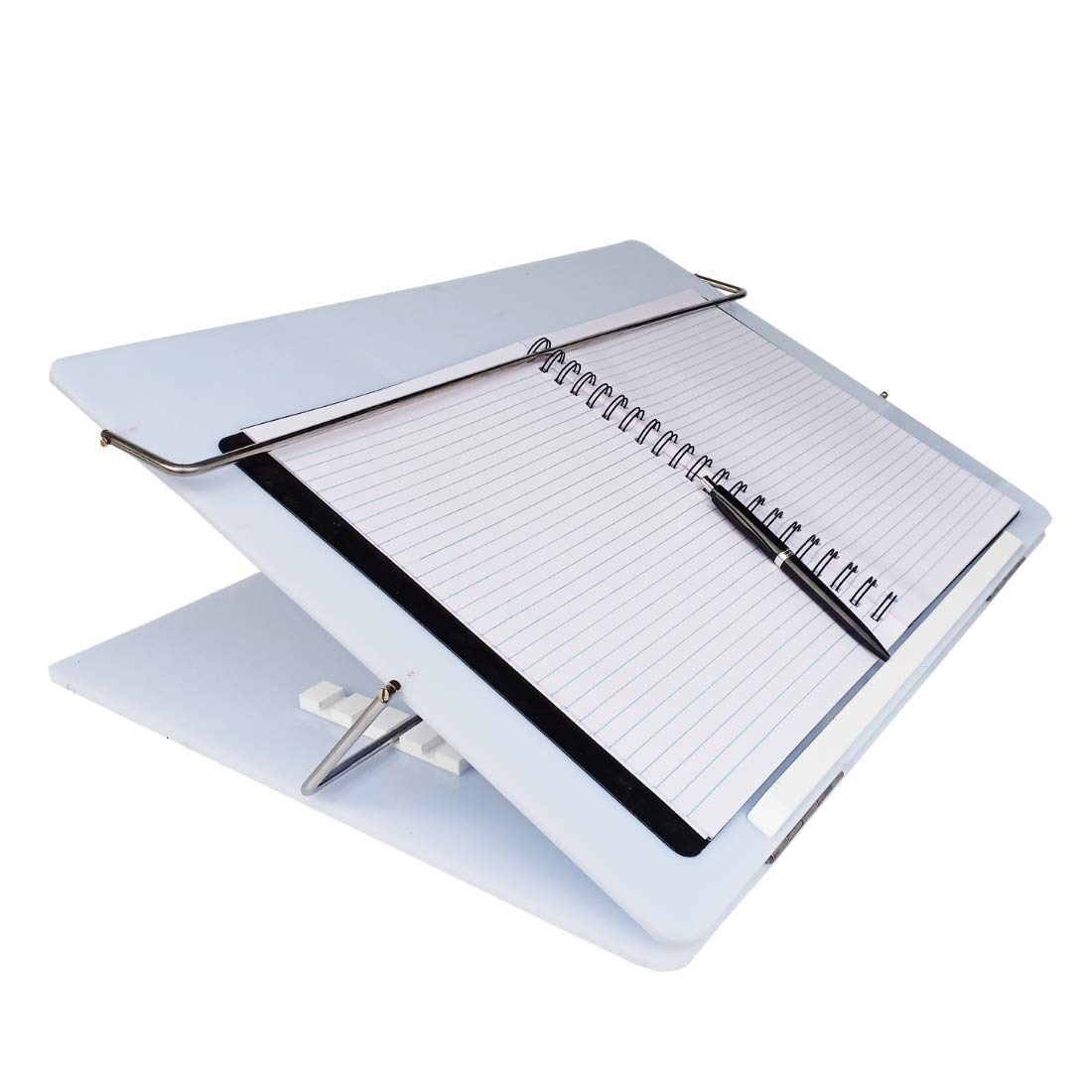 GoodWill Tech Store Acrylic Laptop Stand, 12 * 16inch Table top Desk Organizer for Writing/Sketching Stand - Milky White