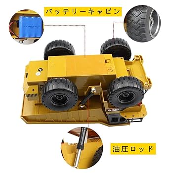①ダンプカー型おもちゃ 車両のみ販売バケット、リヤカーは②で別途購入下さい。 乗用玩具 乗用ラジコン はたらく車 ダンプカー ダンプトラック