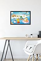 Vista 42 de Trends International Pokémon - Summer Wall Poster, 34L x 22.4W, Gold Framed Version