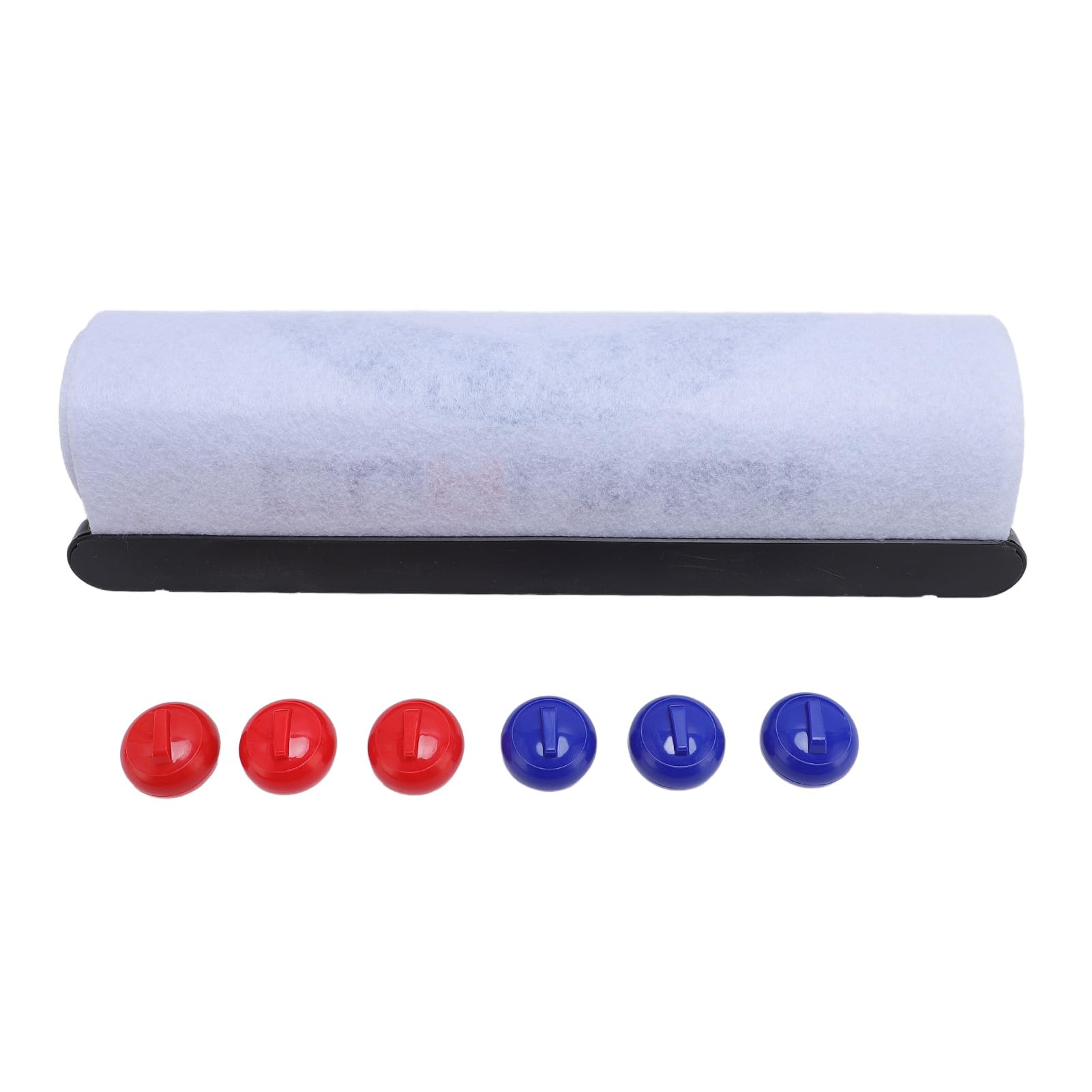 Generic Tisch-Curling-Spiel, Interaktives, Großes Matten-Kompakt-Roll-Up-Familienspiel, Tragbares Design, Eltern-Kind-Interaktion, Geeignet für Drinnen und Draußen