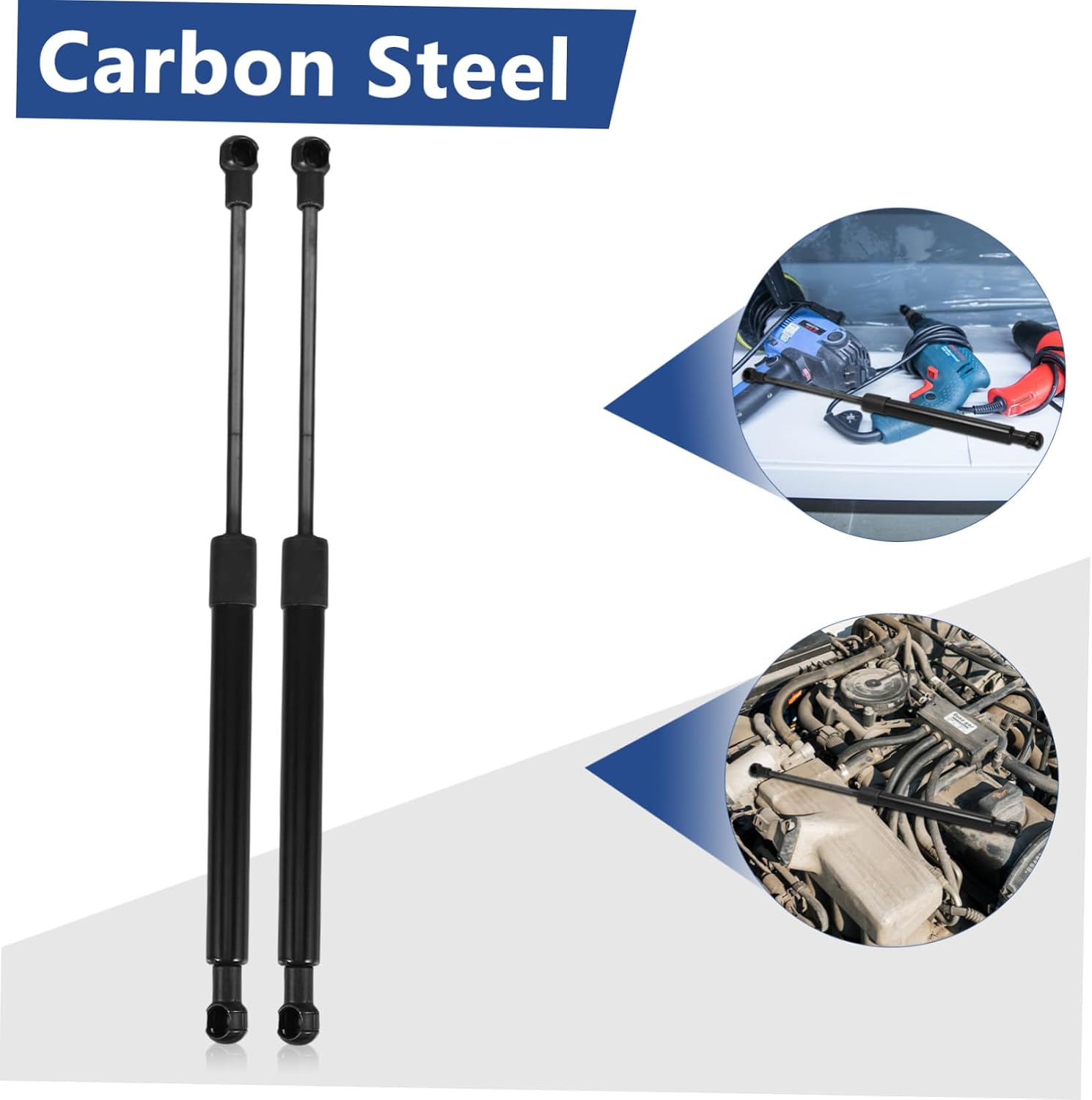 2sets High Strength Gas Struts Lift Support for Trunks Hoods and Doors Hydraulic Rods for Cars Rvs and Applications Easy Installation and Performance