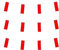 Vista 19 de ZXvZYT Cadena de bandera mexicana de México, pequeñas banderas de banderín de México, para gran apertura, eventos deportivos nacionales