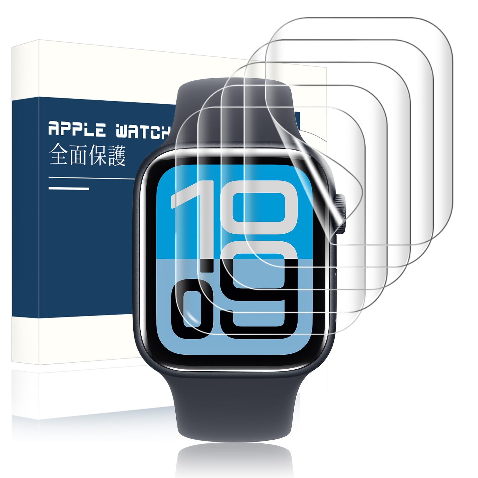 Amazon.co.jp: 【5枚入り】Apple Watch 45mm/ 44mm 用 フィルム Amazon.co.jp: 【5枚入り】Apple Watch 45mm/ 44mm 用 フィルム