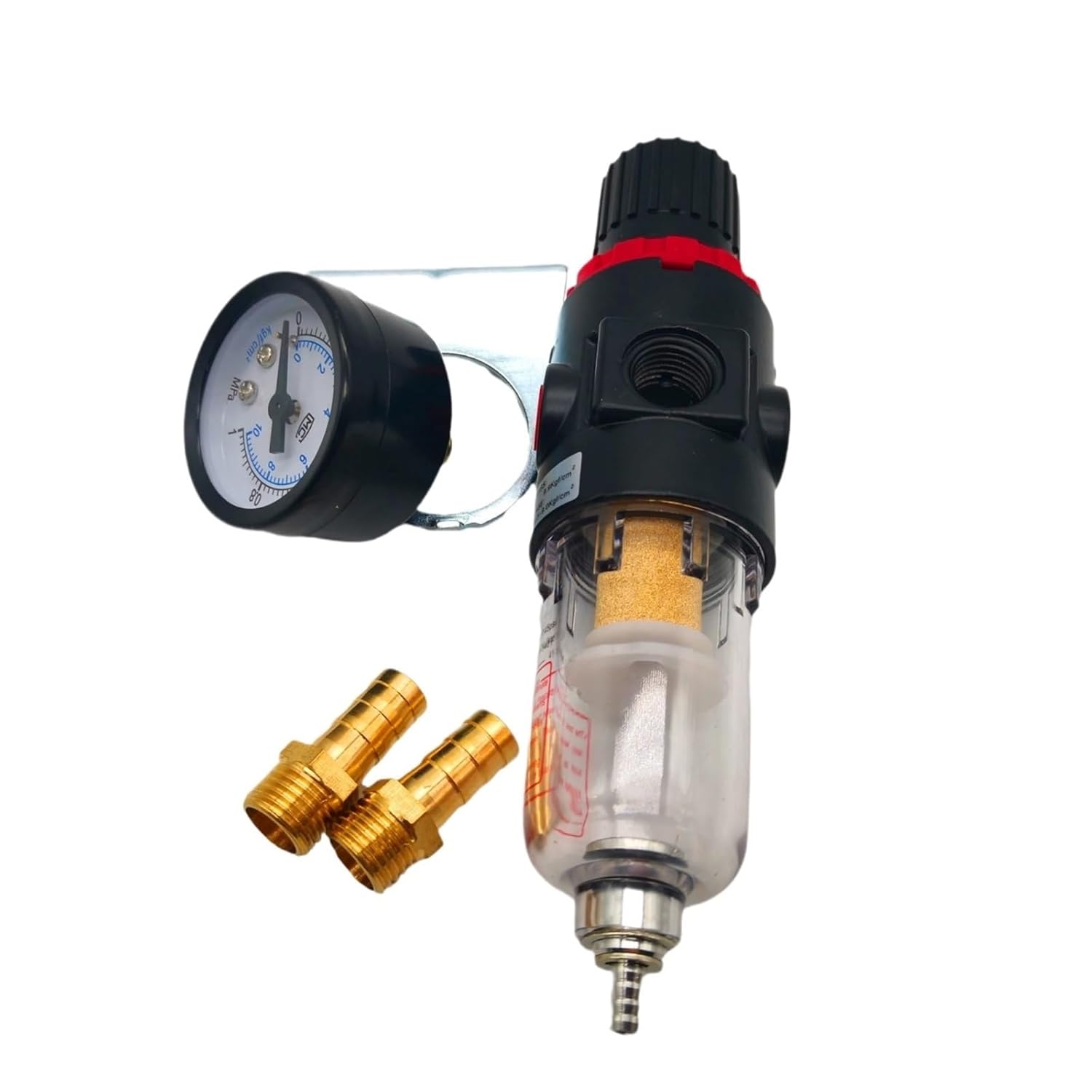 Pneumatic Filter AFR2000 Treatment Unit Pressure Regulator Oil-Water Separator Pressure Gauge Switch(AFR2000 ADD PC6MM)