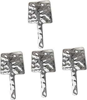 4pcs Handle Mirror Vanity Mirror Decked Accessories Vintage Vanity Mirror Travel Accesories Lady Parts Square Hand Mirror Hand Mirror Salon Mirror for Makeup Handheld Travel Mirror